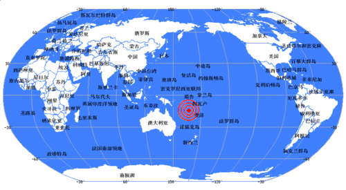 太平洋島國瓦努阿圖發(fā)生7.0級地震