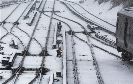 2月8日，紐約開始降雪。