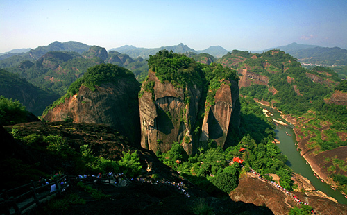 走進天游峰景區(qū)