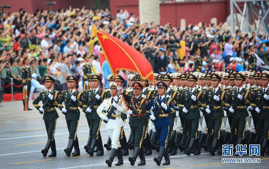 （時政）（2）紀(jì)念中國人民抗日戰(zhàn)爭暨世界反法西斯戰(zhàn)爭勝利70周年大會專項演練順利舉行